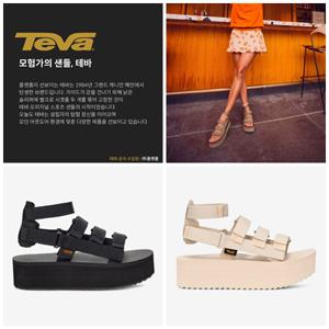 TEVA 테바 여성 플랫폼 메비아 STVF2516810 2종