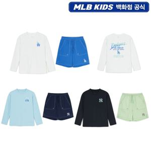MLB키즈 베이직 티셔츠형 래쉬가드 세트 7ASWB2253 JS