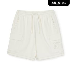 [공식] [카리나PICK]베이직 쿠퍼스 로고 빈티지 6부 반바지 NY (Cream)
