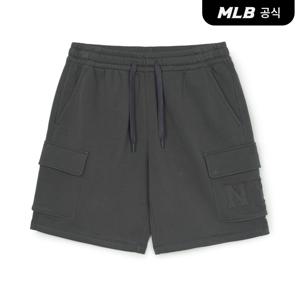 [공식] [카리나PICK]베이직 쿠퍼스 로고 빈티지 6부 반바지 NY (D.Charcoal Grey)
