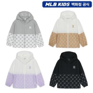 MLB키즈 다이아 모노그램 경량 바람막이 7AWJMD653 JS