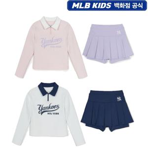 MLB키즈 바시티 여아 래쉬가드 스커트 세트 7FSWV2453 JS
