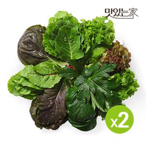 채선당 야채가 신선한집 모듬쌈 1kgx2세트