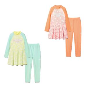 [FILA KIDS]Daisy 원피스 수영복 세트/FK2SWH2A02F