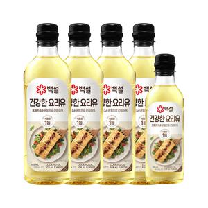 백설 건강을 생각한 요리유 900ml x4개+500ml x1개