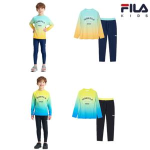 [FILA KIDS]Marine 그라데이션 남아 수영복 세트/FK2SWH2A01M