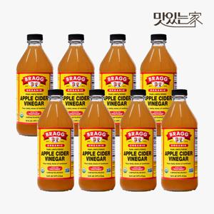 브래그 유기농 애사비 473ml  8병 애플사이다비니거 비네거 사과식초