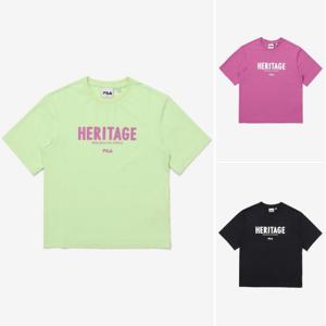 [FILA KIDS]키즈 헤리티지 컬러 반팔티셔츠/FK2RSE2111X