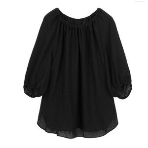 (최초가 99,000원)셀렙샵 썸머 에어리 블라우스_블랙