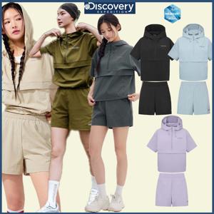 디스커버리 25S/S여름 여성 반팔아노락/반바지 트레이닝세트 DWTR92053,DWTB91053