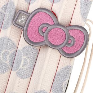 Lucky Hello Kitty Ribbon Embroidery Wappen Pink