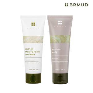 비알머드 머드팩 110ml 1개 + 팩투폼 110ml 1개