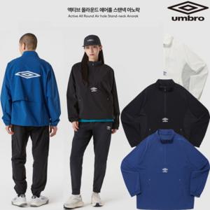 엄브로 25SS 액티브 올라운드 에어홀 스탠넥 아노락 UQ121SWT22