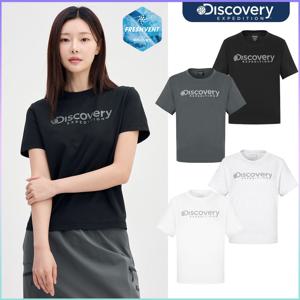 [디스커버리]25년신상 프레시벤트 여성 로건 냉감 반팔티 DWRS72053