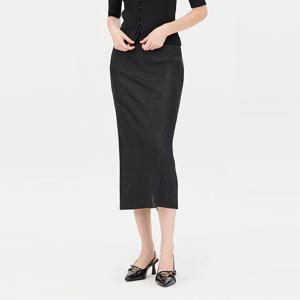 브릭스 져지 밴딩 스커트_SASK02441BK