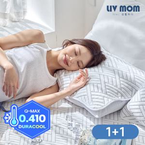 [1+1/2개세트]  매일 바꿔쓰는 듀라쿨 아이스냉감 베개커버 1+1 40x60/50x70