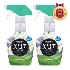 꽃담초 섬유탈취제 400mL 자스민꽃 X 2개