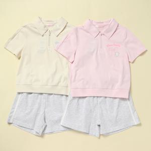 로엠걸즈아스킨 반집업티셔츠반바지상하세트RGSM2543C