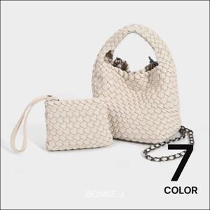 [브리치] 보니제이 / 미니 꼬임스타일 토트 드래곤 숄더백 피크닉 데이트백 7color