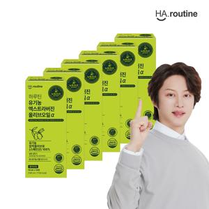 유기농 엑스트라버진 올리브오일 알파 6박스 (총84포) + 비타민C 6정