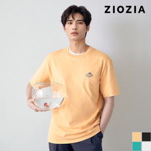 오버핏 코튼 테니스클럽 반팔티셔츠 (AED2TR3183)