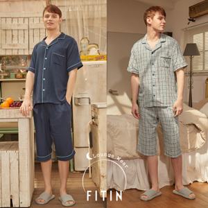 [시원 촉촉 인견 소재] FIT IN 남성 파자마 1세트