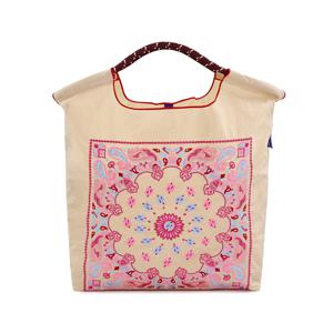 BEIGE BANDANA 에코백