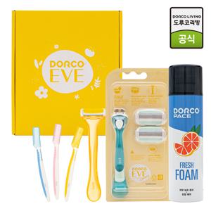 도루코 이브 여성 면도기 기획세트비키니면도기포함