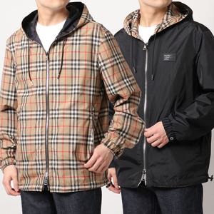 빈티지 체크 리버시블 후드 재킷 8027097 A7028