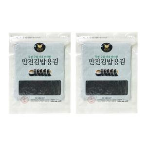 만전김 두번구운 김밥김 50매 115g, 2개