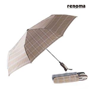 선염 작은체크 반자동 방풍우산 RSA-508