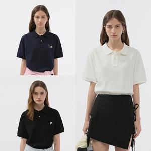 던스트 UNISEX LEATHER LOGO POLO SHIRT_UDTS5B122
