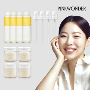 42%OFF/시크릿구성] 패밀리 호호바 토너 세트(호호바토너+스프레이+비건패드 4세트)
