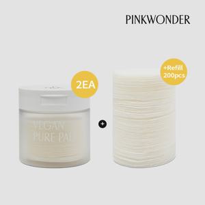 15%OFF/CJ단독] 비건퓨어패드 본품2개 + 비건퓨어패드 리필1개
