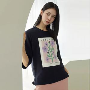 [CJ단독][최초가 99,900원]코튼100 모드벨 아트웍 스트링 티셔츠