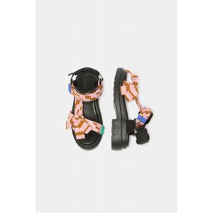 [정상가 298,000원] 스트라이프 리본 샌들(pink)_DG2AM25036PIK