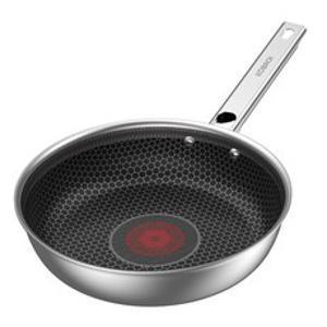 코바흐 레드닷 온도 감지 벌집무늬 프라이팬 실버 + 블랙, 1개, 28cm