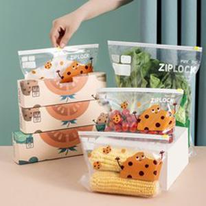 DS 스탠드 슬라이더 투명 지퍼백 혼합팩 70매, 혼합, 1세트, 70개