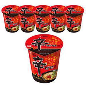 신라면 컵 65g, 6개