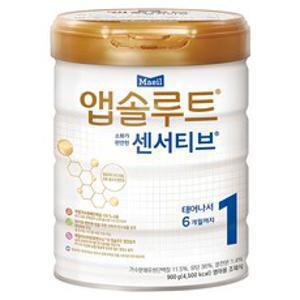 앱솔루트 센서티브 분유 1단계, 900g, 1개