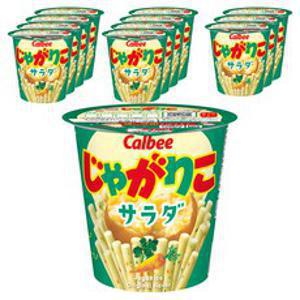 자가리코 사라다맛 12개 한박스 쟈가리코 사라다맛 가루비 카루비, 57g