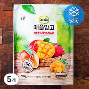 뉴뜨레 애플망고 (냉동), 700g, 5개