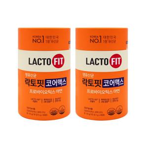 종근당건강 락토핏 유산균 코어맥스 60포 2통 (4개월분)
