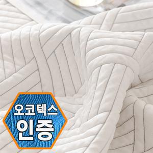 오코텍스 인증 듀라-킹 냉감패드 -8도 고밀도PE 여름 침대패드 매트리스 고정밴드 쿨매트 여름이불패드