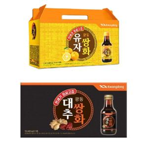 광동 유자쌍화 20병 + 대추쌍화 20병 총 40병 한방 탕 음료 쌍화탕