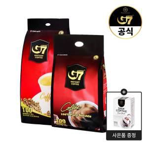 베트남 3in1 믹스커피 16g x 100개입 + 퓨어블랙 100개입 + 레전드 드립 10개입 증정