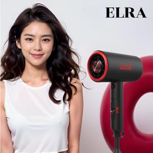 엘라 휴스칼프 근적외선 헤어 드라이기 ECD-1410 블랙 두피 모발 건강을 위한 드라이기