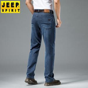 JEEP 2025 봄 여름 신상품 비즈니스 워시드 루즈 스트레이트 청바지