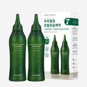 헤드스파7 리프레싱 두피상쾌 트리트먼트 220ml 2개