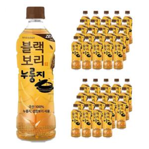 40개 하이트진로 블랙보리 누룽지 제로 520ml 학교간식 보리음료 보리음료수 병문안음료 친구선물 간식